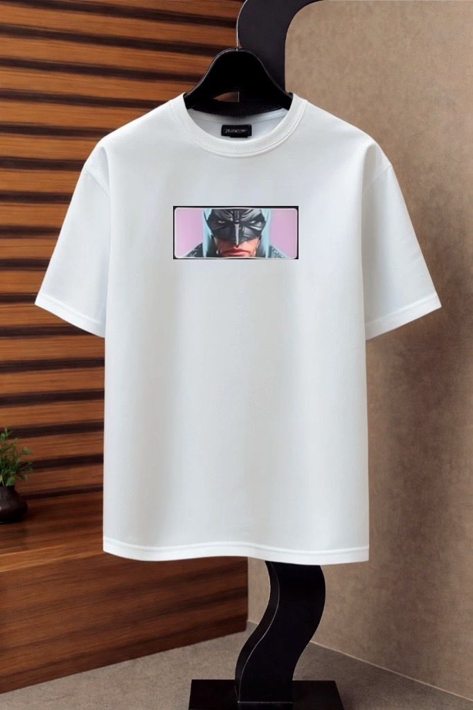 Drip Relaxed Fit Tee - WHT- Batman