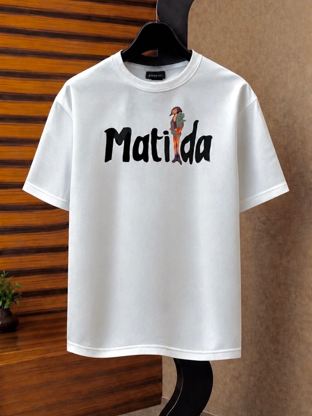 Drip Relaxed Fit Tee - WHT - Matilda