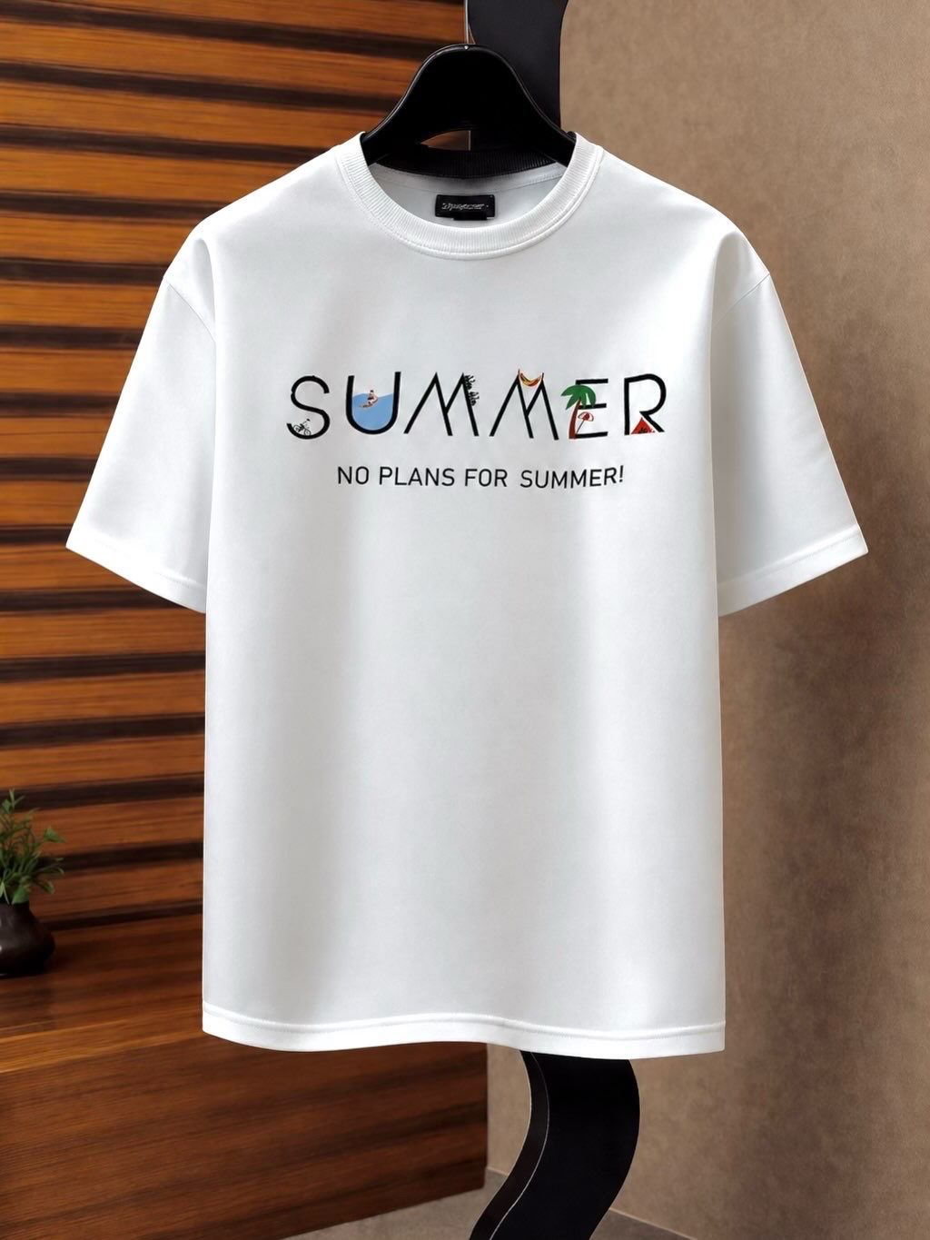 Drip Relaxed Fit Tee - WHT - Summer