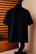 Drip Relaxed Fit Tee - BLK - Plain